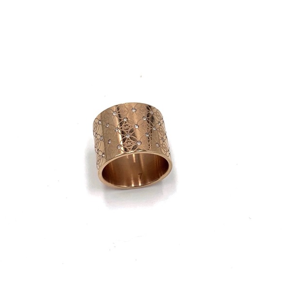 Michael Kors Barrel Logo Monogram Ring - Picture 3 of 6